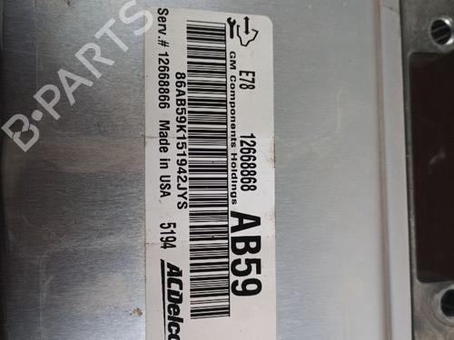 Engine control unit (ECU) OPEL INSIGNIA A (G09) 1.4 (68) | BP39123425M57 - Image 4