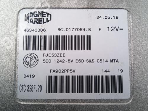 Engine control unit (ECU) FIAT 500 (312_) 1.2 (312AXA1A) | BP38691552M57 - Image 4