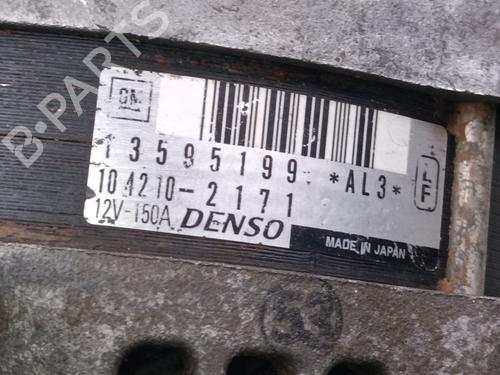 Alternator OPEL INSIGNIA A (G09) 2.8 V6 Turbo OPC 4x4 (68) | BP38688399M7 - Image 3