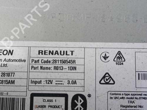 Radio RENAULT KANGOO Express (FW0/1_) 1.2 TCe 115 (FW02, FW14) | BP38689369E6 - Image 2