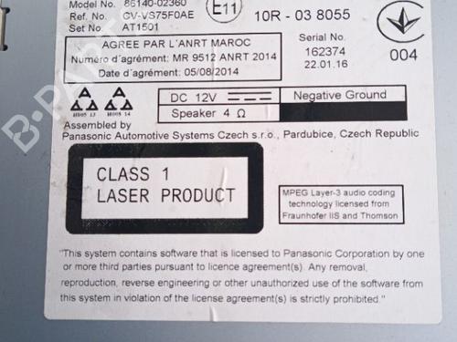 Electronic module TOYOTA AURIS (_E18_) 1.6 (ZRE181_, ZRE185_, ZRE185R, ZRE181R) | BP38699313M83 - Image 3