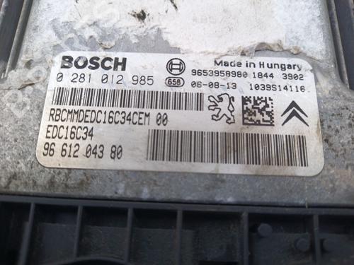 Engine control unit (ECU) CITROËN C4 Coupe (LA_) 1.6 HDi | BP39121901M57 - Image 2