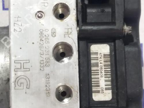 Used ABS pump OPEL CORSA C Hatchback Van (X01) 1.3 CDTI 16V (F08, W5L) (69 hp) 31569095