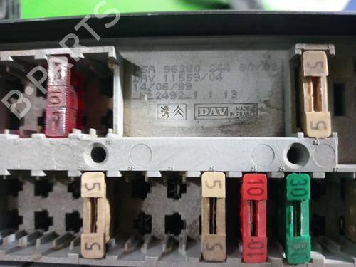 Fuse box PEUGEOT 206 Saloon 1.4 | BP31554269E1