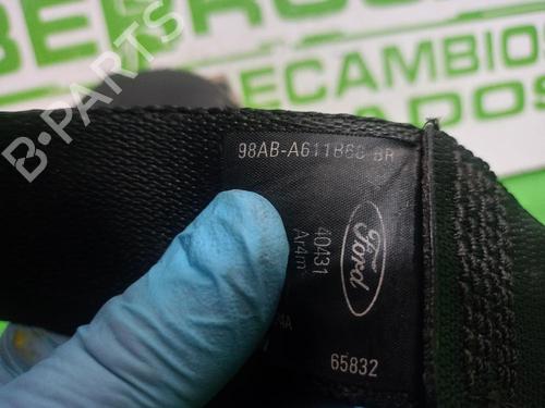 Rear left seatbelt FORD FOCUS I Saloon (DFW) 1.8 Turbo DI / TDDi | BP31546867I29