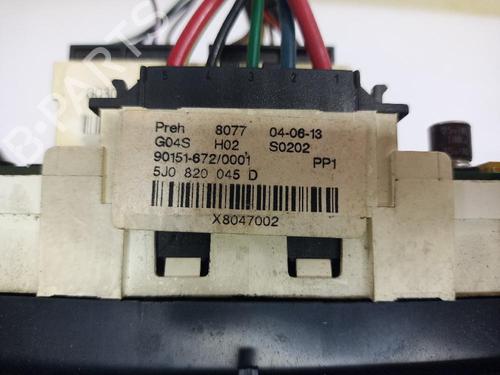 Climate control SKODA FABIA II Combi (545) 1.6 TDI | BP31559015I5 