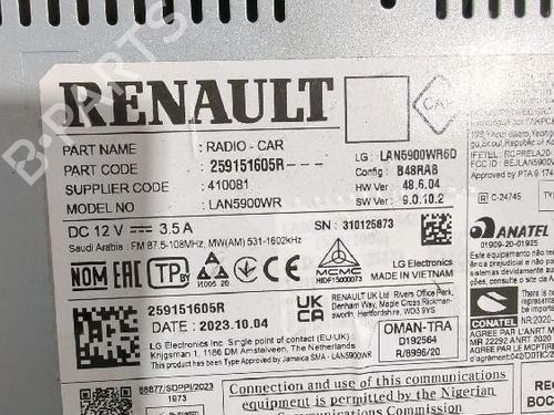 Radio DACIA DUSTER (HM_) 1.0 TCe 90 (HMM6) | BP32462630E6