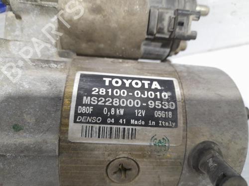 Starter TOYOTA YARIS (_P1_) 1.0 (SCP10_, SCP10R) | BP31541966M8 - Image 2