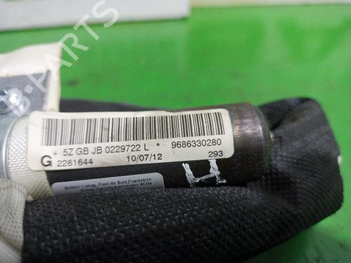 Left curtain airbag PEUGEOT 508 I (8D_) 2.0 HDi | BP31549243C11