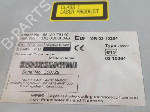 Radio LEXUS CT (ZWA10_) 200h (ZWA10_, ZWA10R) | BP37087848E6 - Image 3