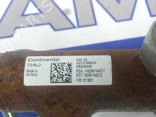 Injection rail DACIA DUSTER (HS_) 1.5 dCi 4x4 (HSMC, HSMD) | BP31568786M98 - Image 2