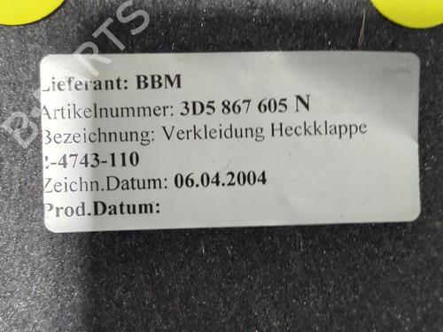 Boot lining VW PHAETON (3D1, 3D2, 3D3, 3D4, 3D6, 3D7, 3D8, 3D9) 3.0 V6 TDI 4motion | BP31567624I3  - Image 5