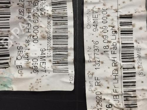 Front right panel OPEL INSIGNIA A Saloon (G09) 2.0 CDTI (69) | BP31543676C59