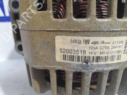 Alternator FIAT DOBLO Cargo (263_) 1.3 D Multijet (263WXU1A, 263ZXU1A, 263WYB1A, 263ZYB1A) | BP31541624M7