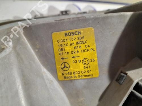Right headlight MERCEDES-BENZ A-CLASS (W168) A 140 (168.031, 168.131) | BP31539442C29 