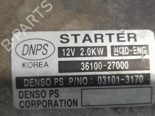 Starter HYUNDAI ELANTRA III Saloon (XD) 2.0 CRDi | BP31542241M8