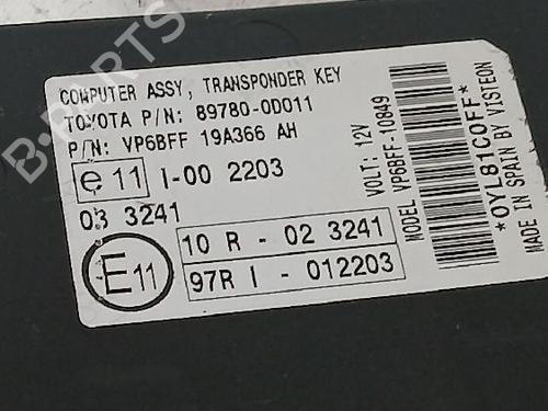 Electronic module TOYOTA YARIS (_P9_) 1.33 VVT-i (NSP90_, NSP90R) | BP32466172M83 - Image 6