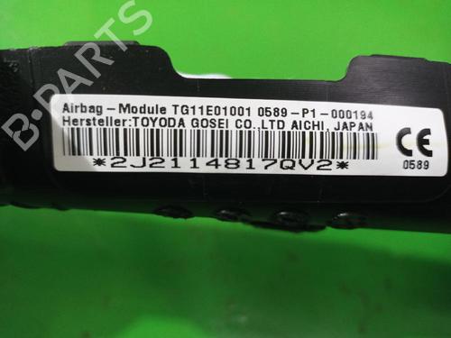 Right curtain airbag TOYOTA AURIS (_E18_) 1.8 Hybrid (ZWE186_, ZWE186R) | BP31554510C12