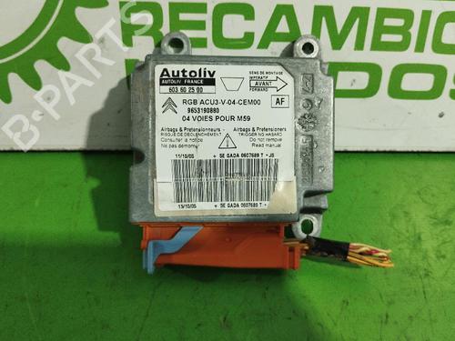 Used ECU airbags ECU airbags PEUGEOT PARTNER Box Body/MPV (5_, G_) 1.9 D (69 hp) 31543714 31543714