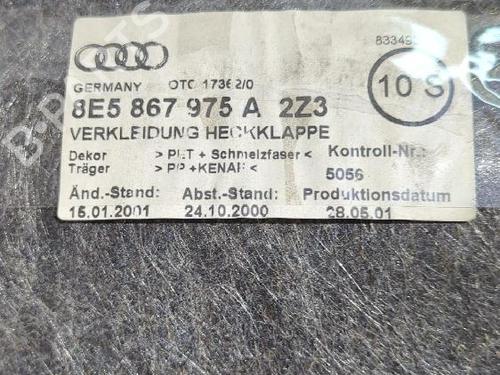 Boot lining AUDI A4 B6 (8E2) 1.9 TDI | BP31568124I3  - Image 6