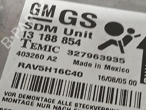 ECU airbags OPEL ASTRA H GTC (A04) 1.7 CDTi (L08) | BP32465654M53