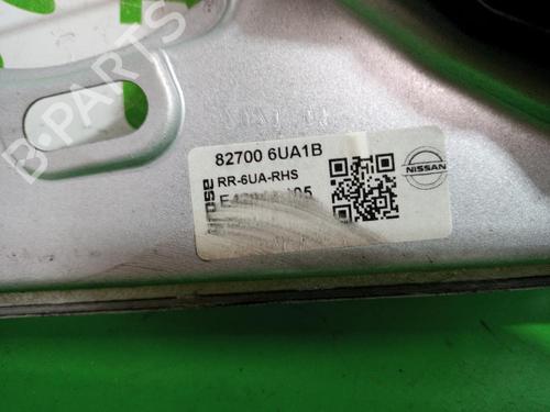 Rear right window mechanism NISSAN QASHQAI II (J11, J11_) 1.3 DIG-T | BP31548514C25 