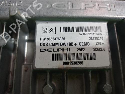 Engine control unit (ECU) PEUGEOT 508 I (8D_) 2.0 HDi | BP31549209M57