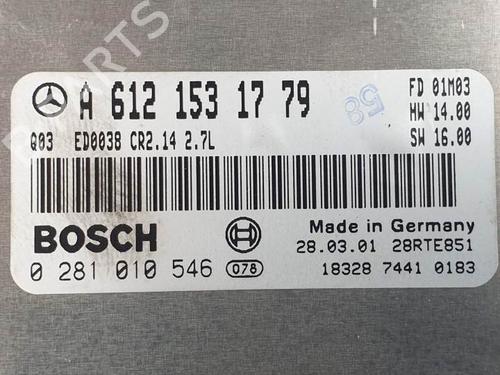 Engine control unit (ECU) MERCEDES-BENZ M-CLASS (W163) ML 270 CDI (163.113) | BP24339744M57 