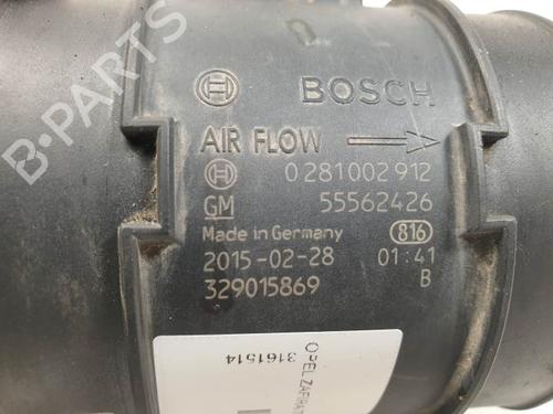 Mass air flow sensor OPEL ZAFIRA TOURER C (P12) 2.0 CDTi (75) | BP28034359M95 