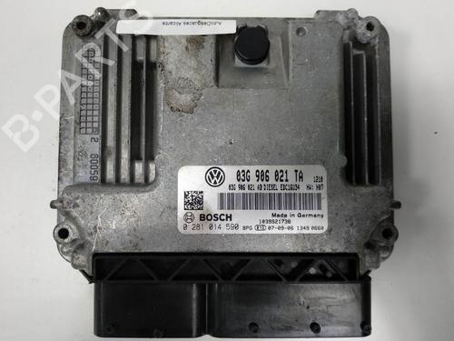 engine-control-unit-ecu-vw-eos-1f7-1f8-20-tdi-0281014590-03g906021ta-2006-2007-2008-2009-2010-2011-2012-2013-2014-2015-8342014 main image