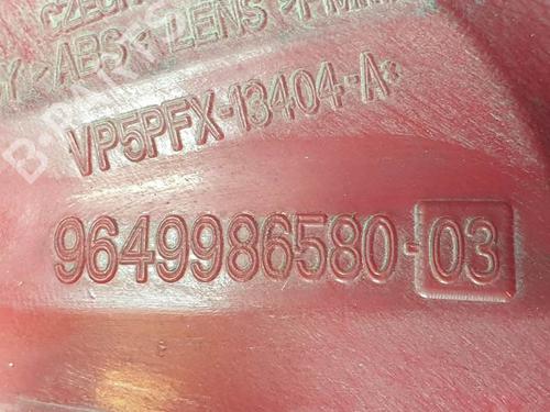 Right taillight PEUGEOT 207 (WA_, WC_) 1.4 HDi | BP28574216C35 