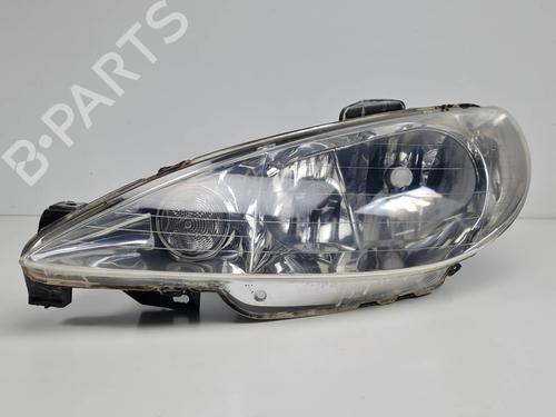 Used Left headlight Left headlight PEUGEOT 206 CC (2D) 1.6 16V (2DNFUF, 2DNFUR) (109 hp) 34518063 34518063