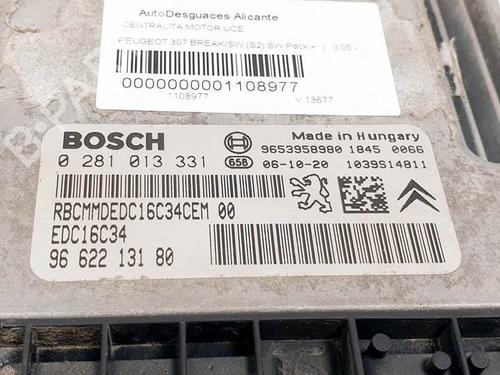 Engine control unit (ECU) PEUGEOT 307 Break (3E) 1.6 HDi 110 | BP16820083M57 