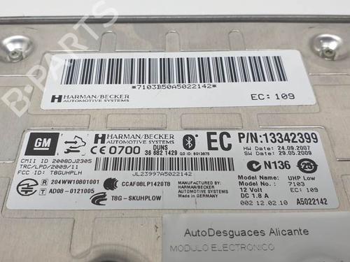 Electronic module OPEL ASTRA J (P10) 1.3 CDTI (68) | BP16927692M83 