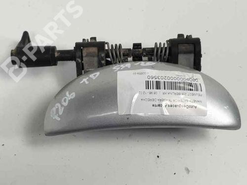 Used Rear right exterior door handle PEUGEOT 206 Hatchback (2A/C) 1.4 HDi eco 70 (68 hp) 6853775