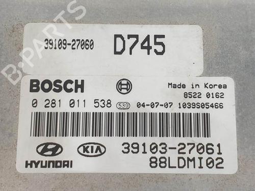 Engine control unit (ECU) KIA CERATO I Saloon (LD) 2.0 CRDi | BP15658439M57 