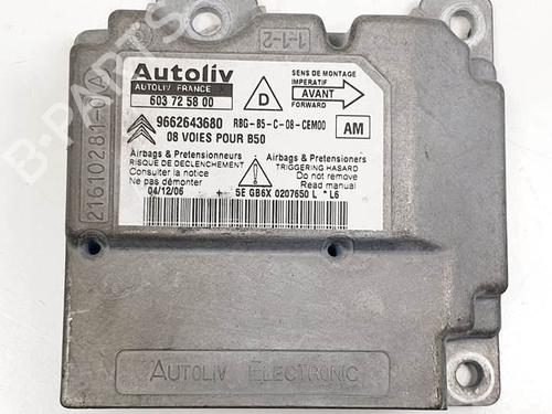 Used ECU airbags ECU airbags CITROËN C4 Coupe (LA_) 1.6 HDi (90 hp) 17330208 17330208