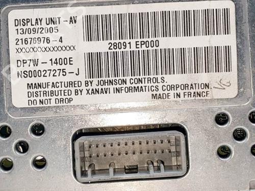 Display monitor NISSAN NAVARA NP300 (D40) 2.5 dCi 4WD (D40TT, D40T, D40M, D40BB) | BP16181000C48 