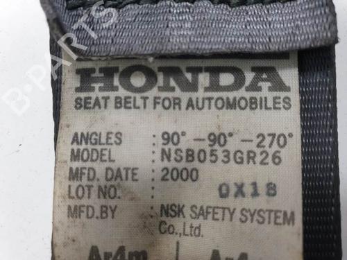 Rear right seatbelt HONDA CR-V I (RD) 2.0 16V 4WD (RD1, RD3) | BP9174119I28 