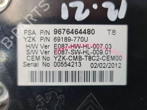 Instrument cluster PEUGEOT 5008 (0U_, 0E_) 1.6 HDi | BP7003409C47 