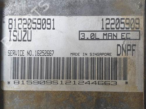 Engine control unit (ECU) ISUZU TROOPER III 3.0 DTI | BP25887827M57  - Image 6