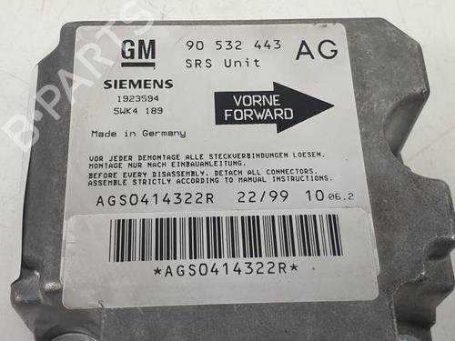 ECU airbags OPEL CORSA B (S93) 1.7 D (F08, F68, M68) | BP10163515M53 