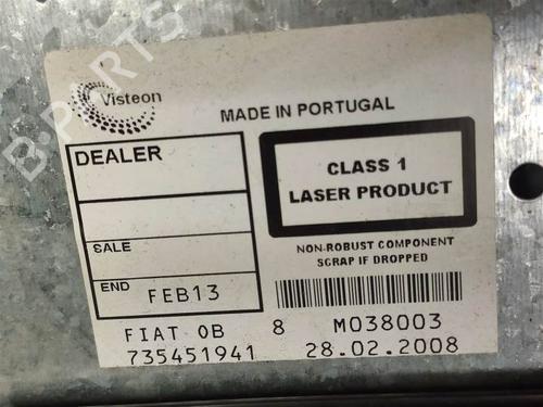Radio FIAT BRAVO II (198_) 1.6 D Multijet (198AXH1B) | BP9707327E6 