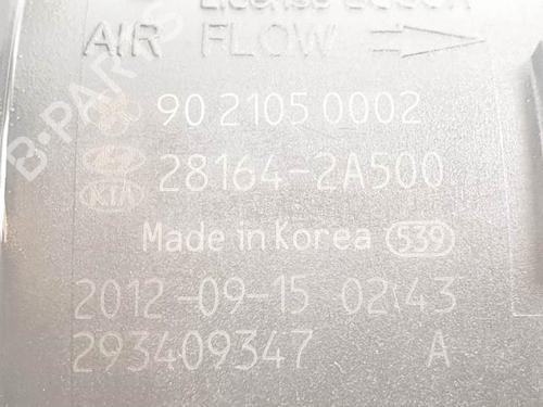 Mass air flow sensor HYUNDAI ix35 (LM, EL, ELH) 1.7 CRDi | BP18889251M95 