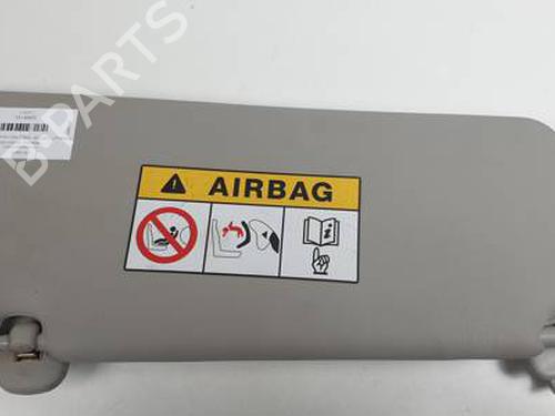 Used Right sun visor RENAULT CAPTUR I (J5_, H5_) 1.5 dCi 90 (J5N4, J5M5, J5MW, J5M6, J5AL, J5AJ) (90 hp) 30762953