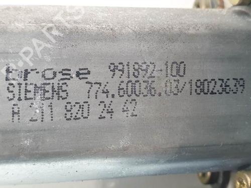 Rear right window mechanism MERCEDES-BENZ E-CLASS T-Model (S211) E 220 T CDI (211.206) | BP6862049C25 
