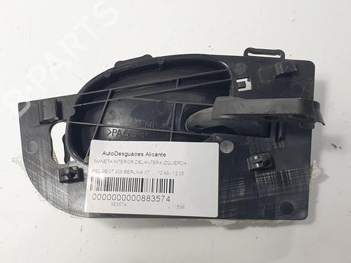 Front left interior door handle PEUGEOT 206 Hatchback (2A/C) 2.0 HDI 90 | BP13244429I13 
