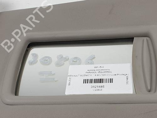 Left sun visor RENAULT SCÉNIC II (JM0/1_) 1.9 dCi (JM0G, JM12, JM1G, JM2C) | BP28066232I1 - Image 3