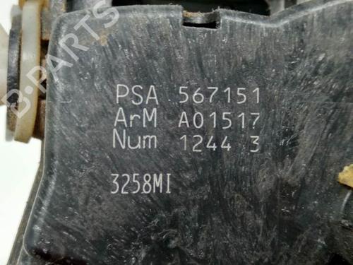 Front right lock PEUGEOT 308 SW I (4E_, 4H_) 1.6 HDi | BP8415510C97 