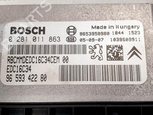 Engine control unit (ECU) PEUGEOT 307 SW (3H) 1.6 HDI 90 | BP28059664M57 